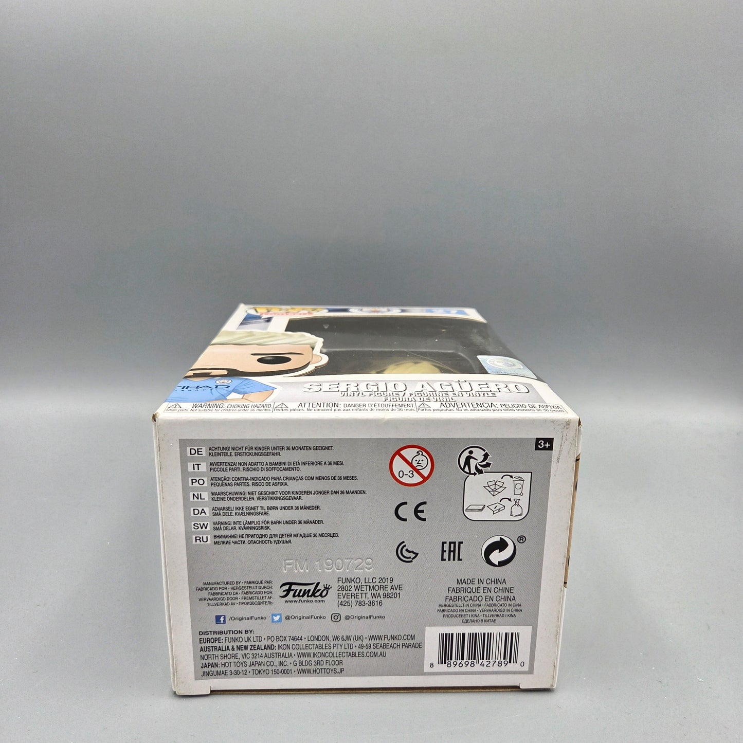 Funko Pop! Manchester City #27 Sergio Agüero Football Vinylfigur