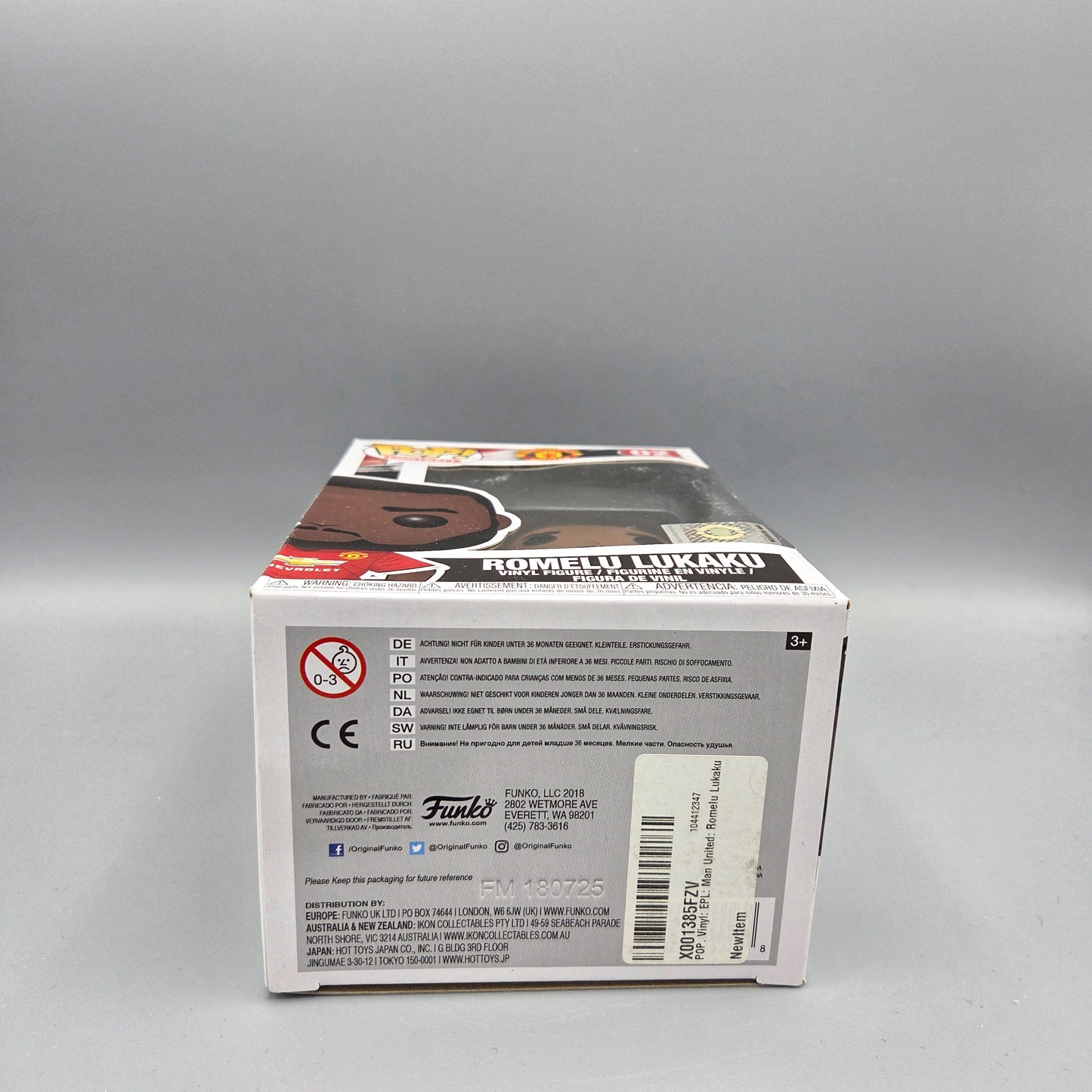 Funko Pop! Manchester United #02 Romelu Lukaku Football Vinylfigur