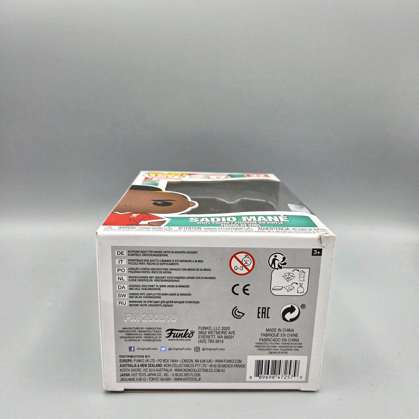 Funko Pop! Liverpool FC #32 Sadio Mané Football Vinylfigur