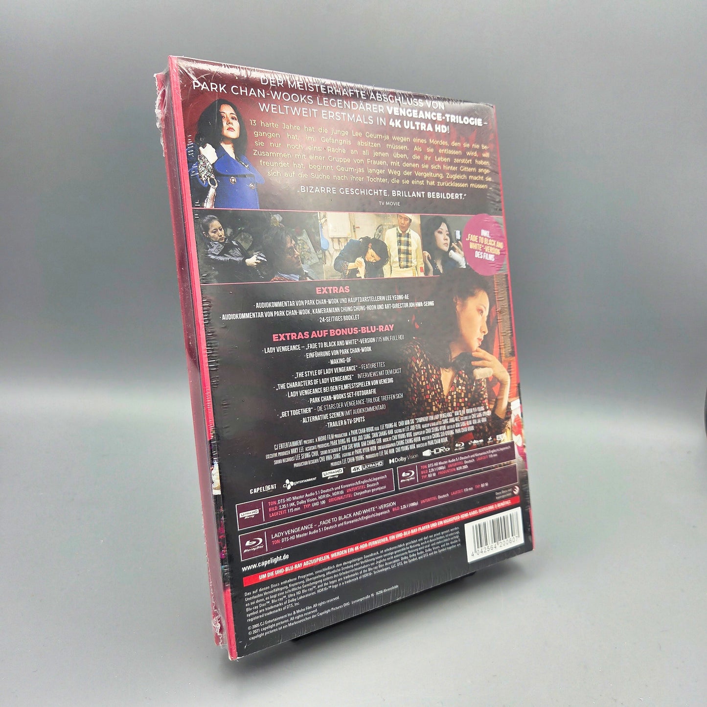 Lady Vengeance Mediabook 4K Ultra HD Blu-Ray Film Zustand: Neu