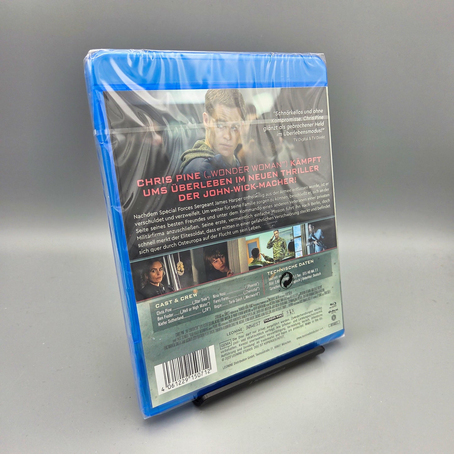 The Contractor Blu-Ray Film mit Chris Pine Zustand: Neu