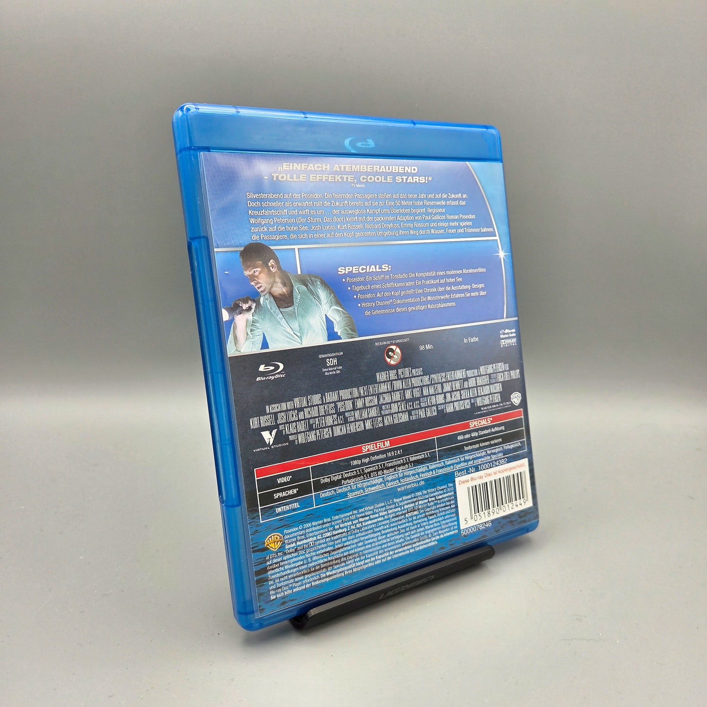Poseidon Blu-Ray Film mit Josh Lucas und Kurt Russell
