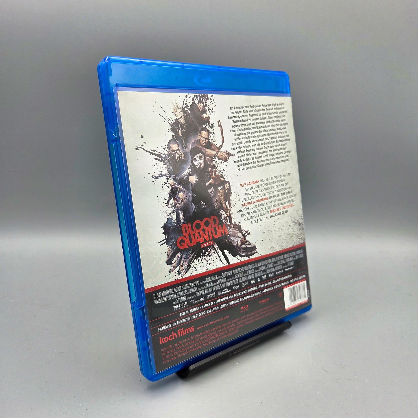 Blood Quantum Blu-Ray Film Zustand: Sehr Gut
