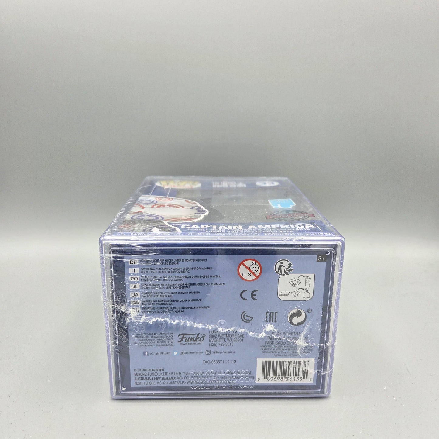 Funko Pop! #33 Captain America Art Series Marvel inkl. Hard Stack