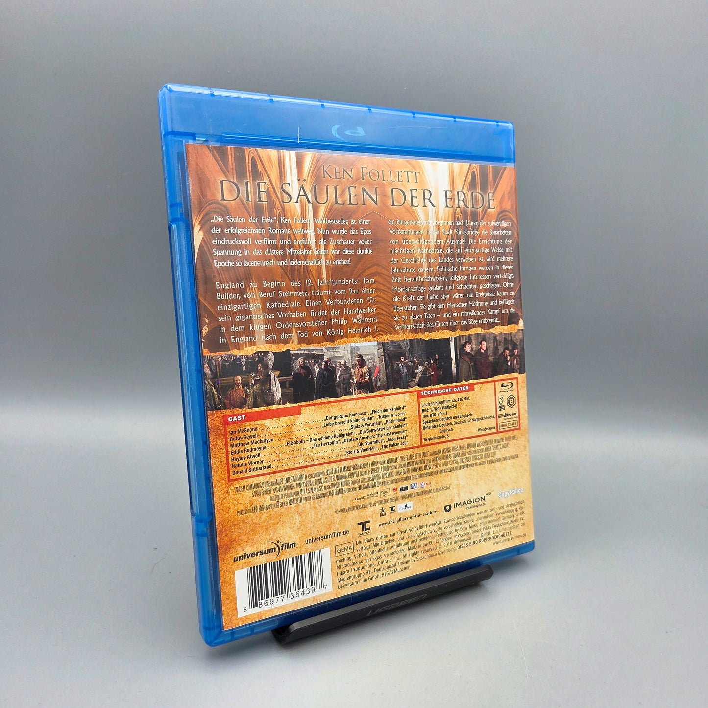 Die Säulen der Erde - alle 4 Teile Blu-Ray Film nach Ken Follett
