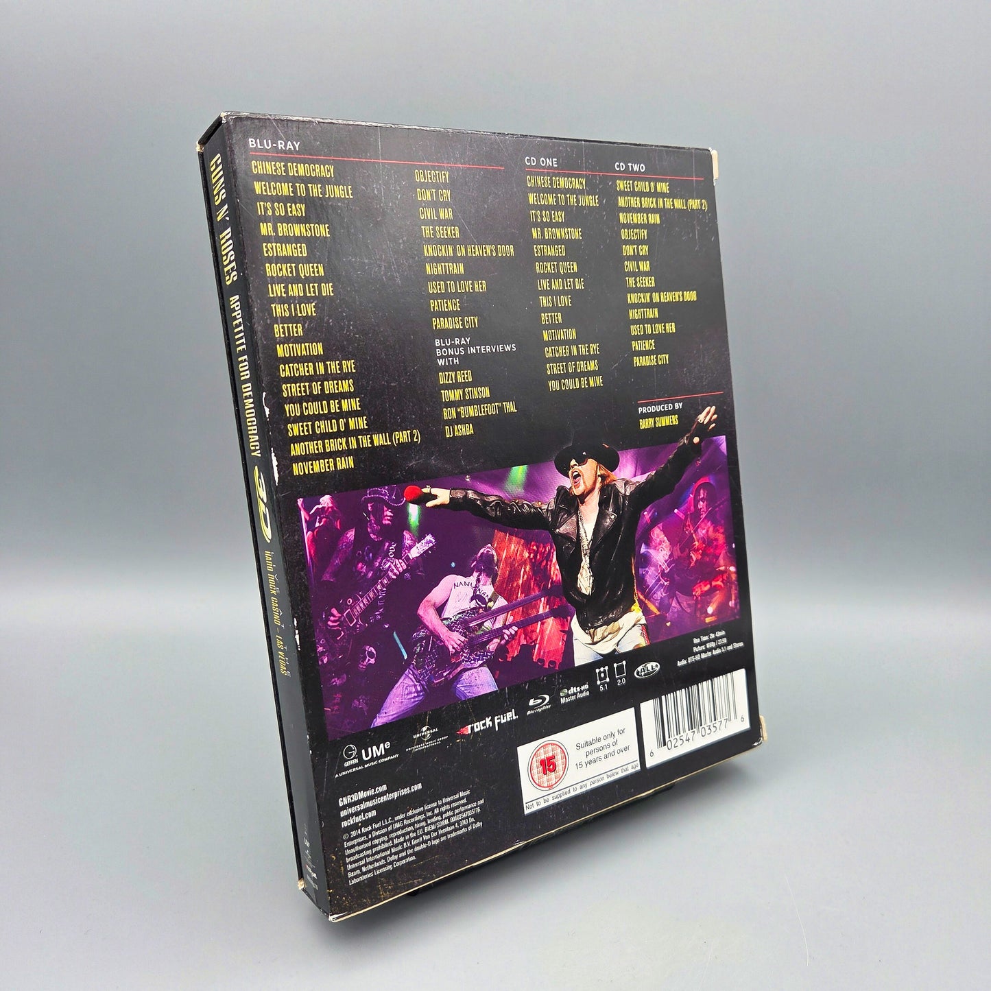 Guns N' Roses - Appetite for Democracy Live 3D Blu-Ray