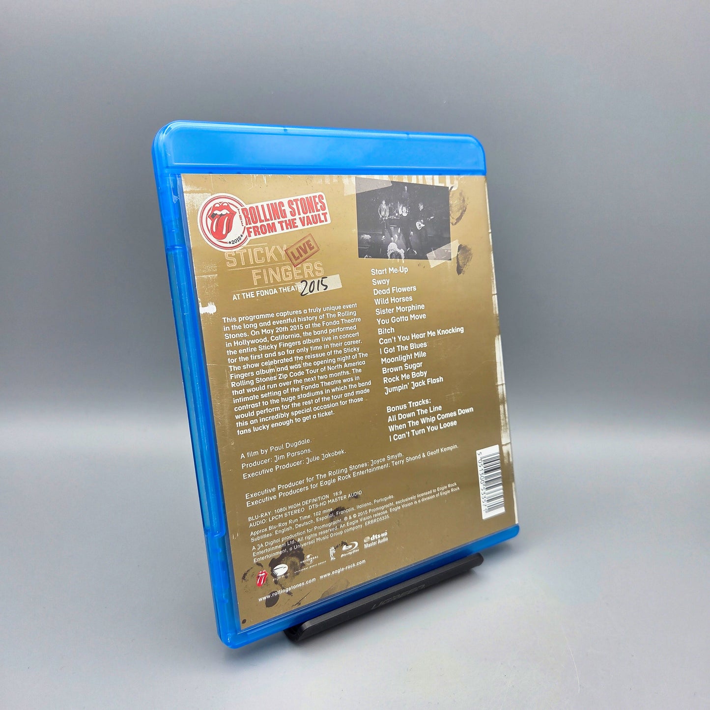 The Rolling Stones: From the Vault: Sticky Fingers Live at the Fonda Theatre 2015 Blu-Ray