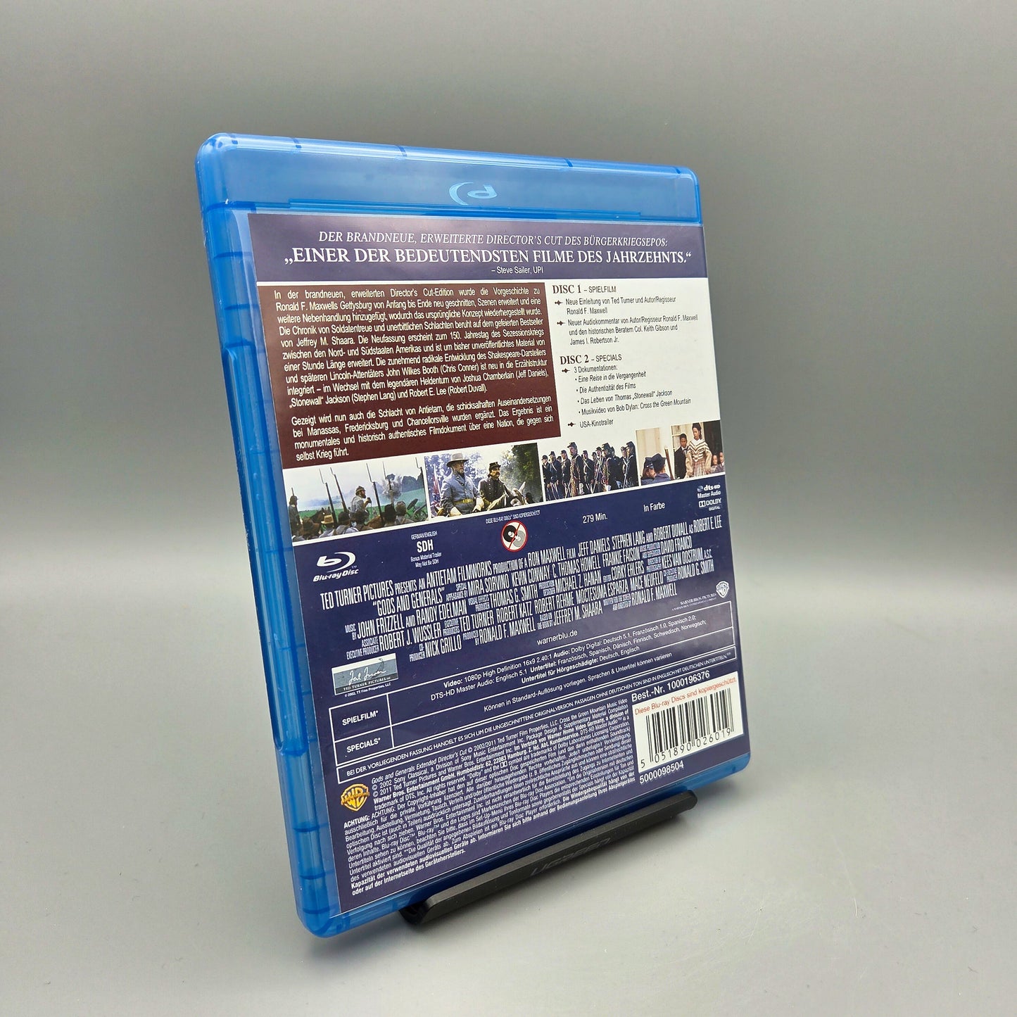 Gods and Generals 2-Disc Special Edition Blu-Ray Film