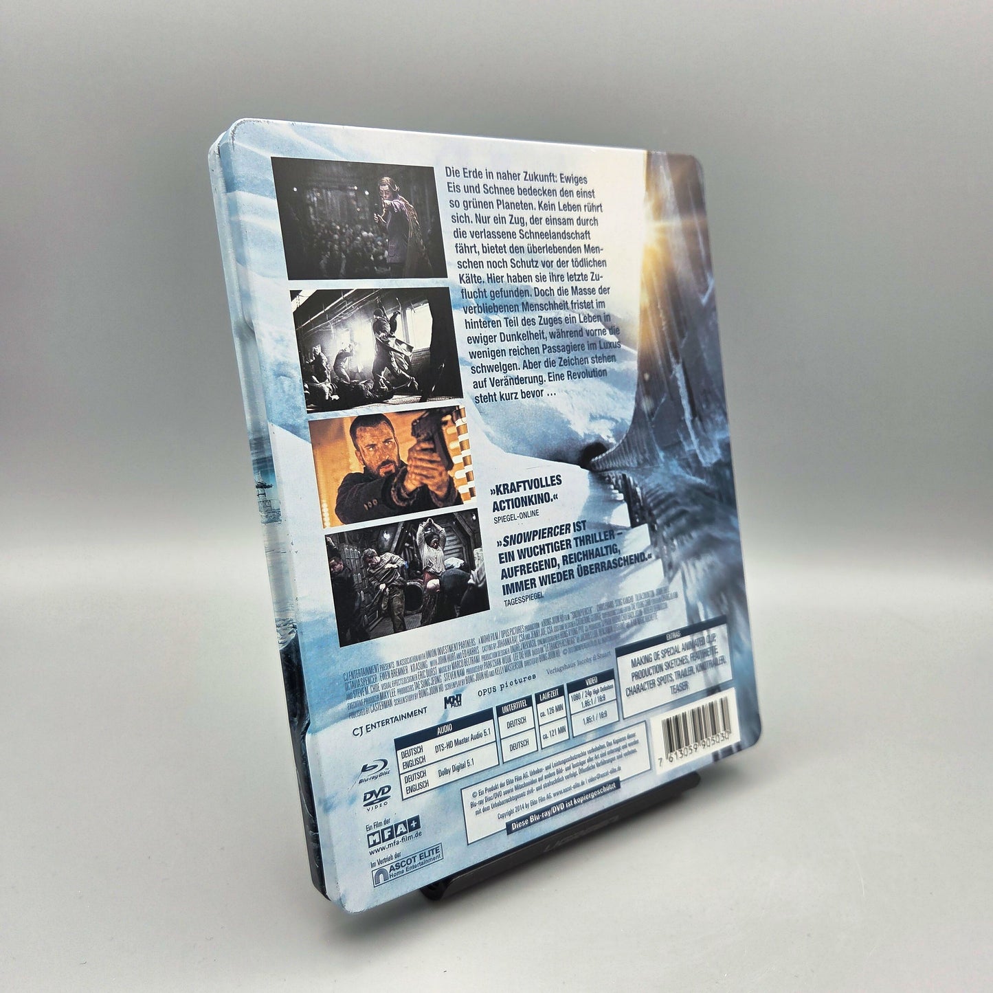 Snowpiercer Steelbook Blu-Ray Film mit Chris Evans