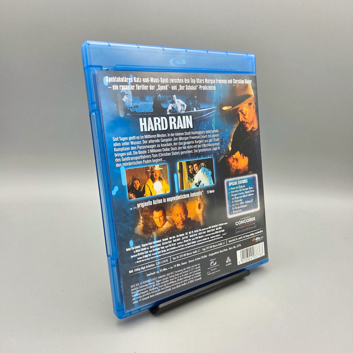 Hard Rain Blu-Ray Film mit Morgan Freeman