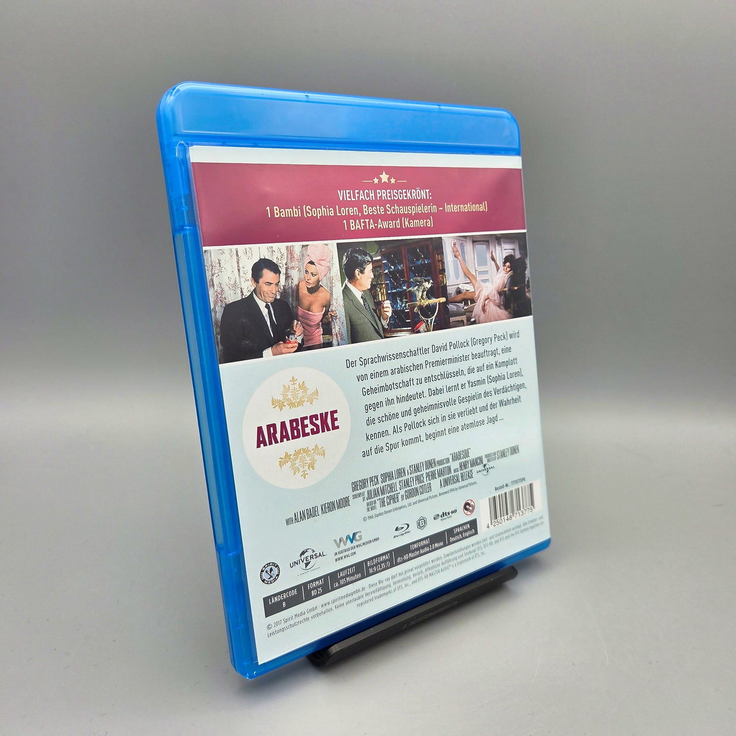 Arabeske Blu-Ray Film mit Gregory Peck