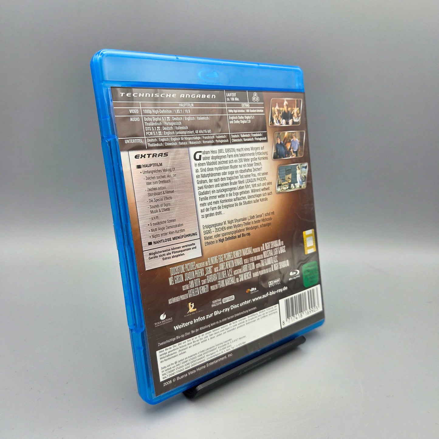 Signs Blu-Ray Film mit Mel Gibson