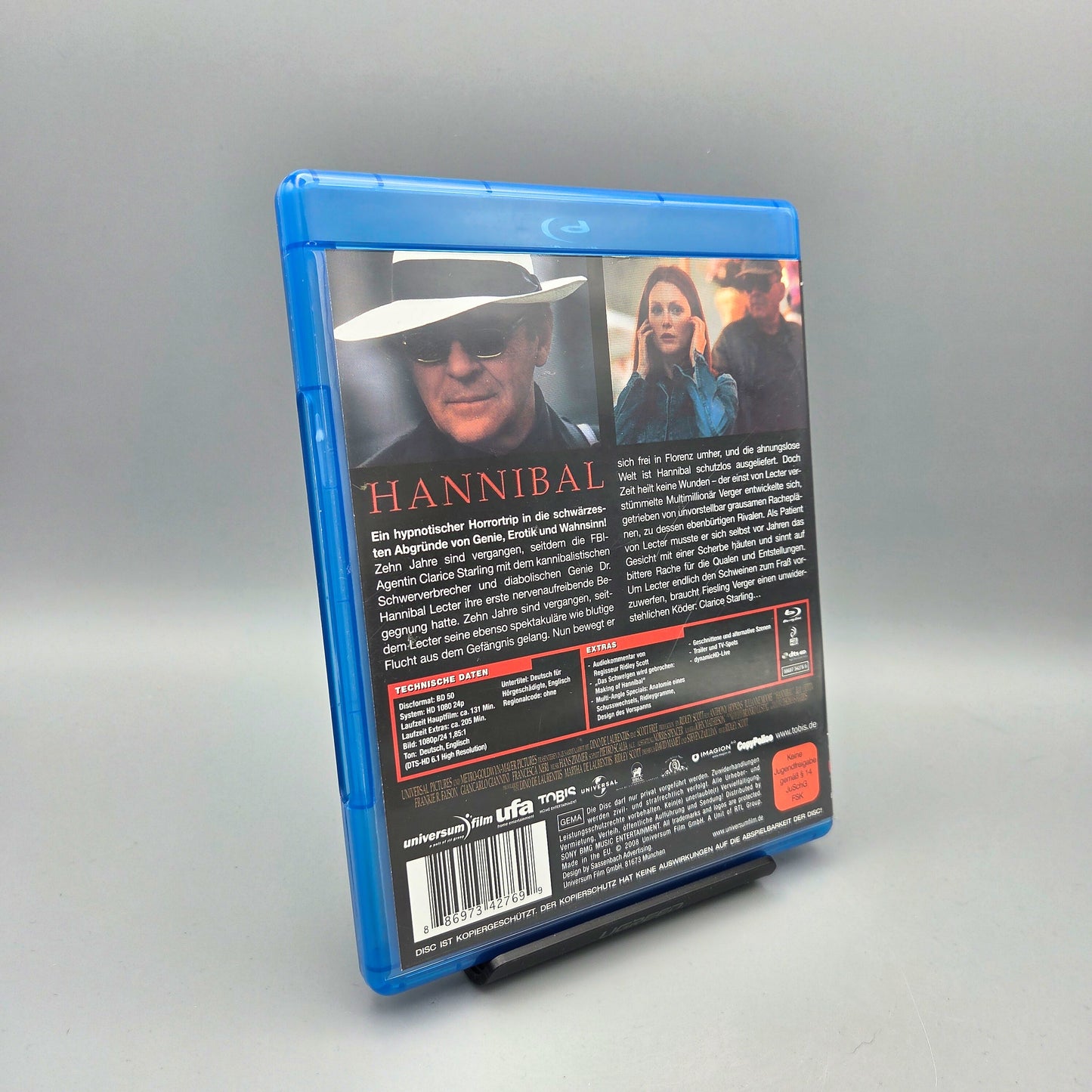 Hannibal Blu-Ray Film mit Anthony Hopkins