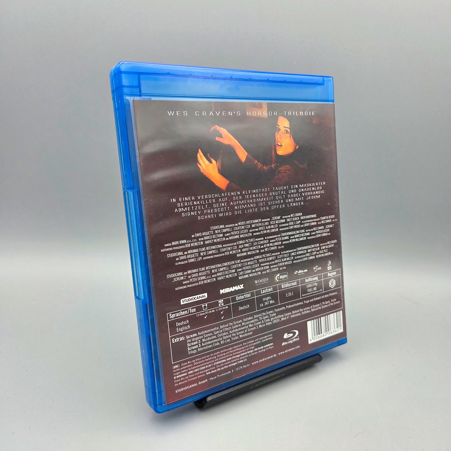Scream 1-3 - Trilogy Uncut Blu-Ray Film