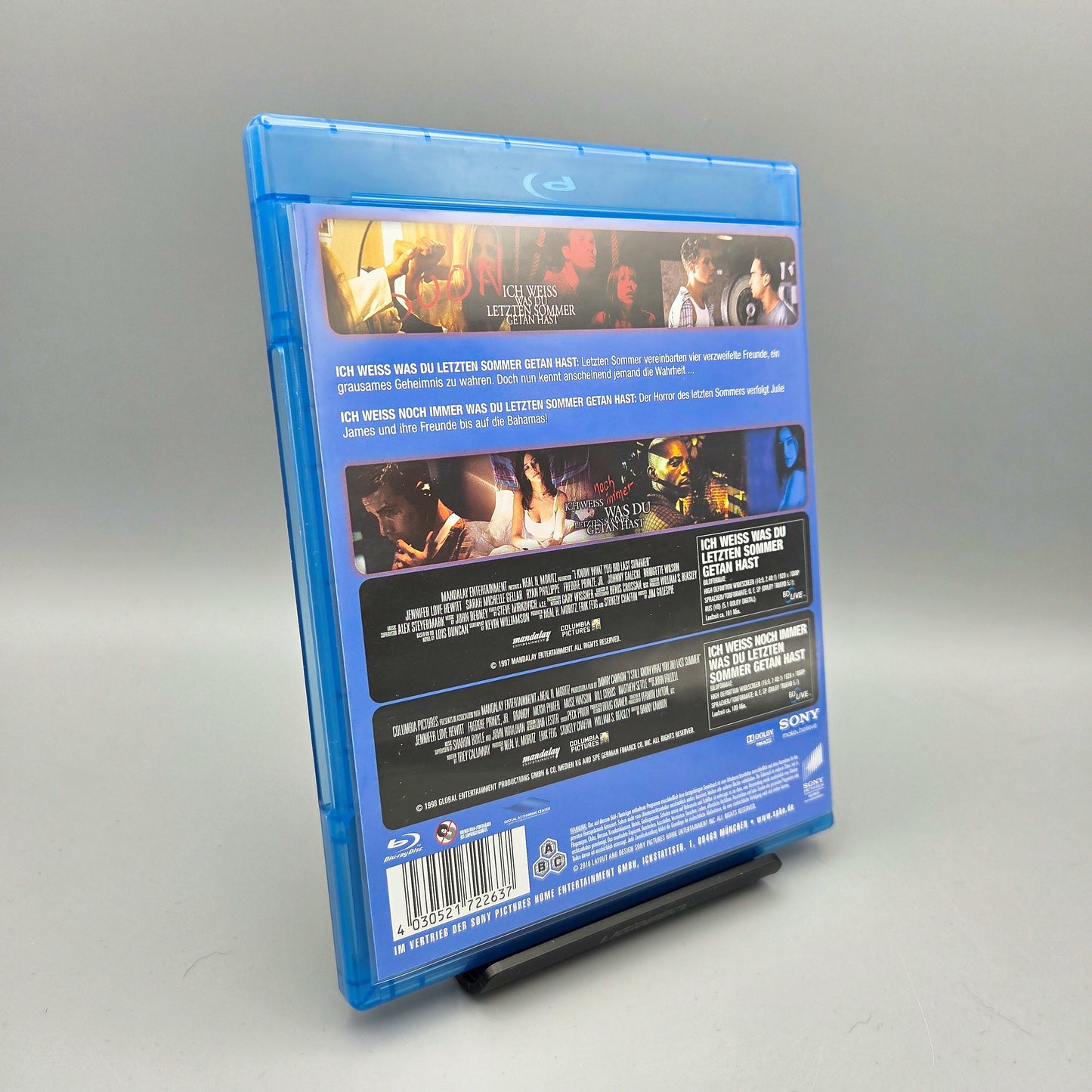 Ich weiss, was Du letzten Sommer getan hast / Ich weiss noch immer, was Du letzten Sommer getan hast 2 Movie Collector's Pack Blu-Ray Film