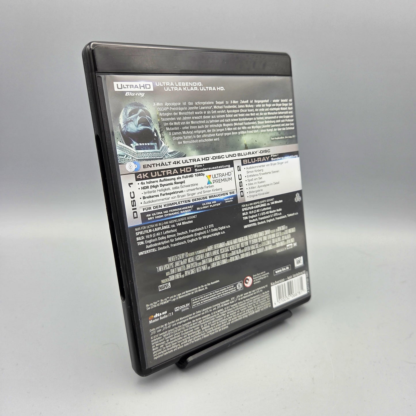 X-Men - Apocalypse 4K Ultra HD Blu-Ray Film