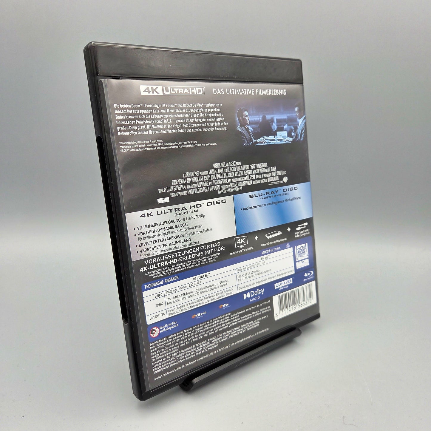 Heat 4K Ultra HD Blu-Ray Film mit Al Pacino