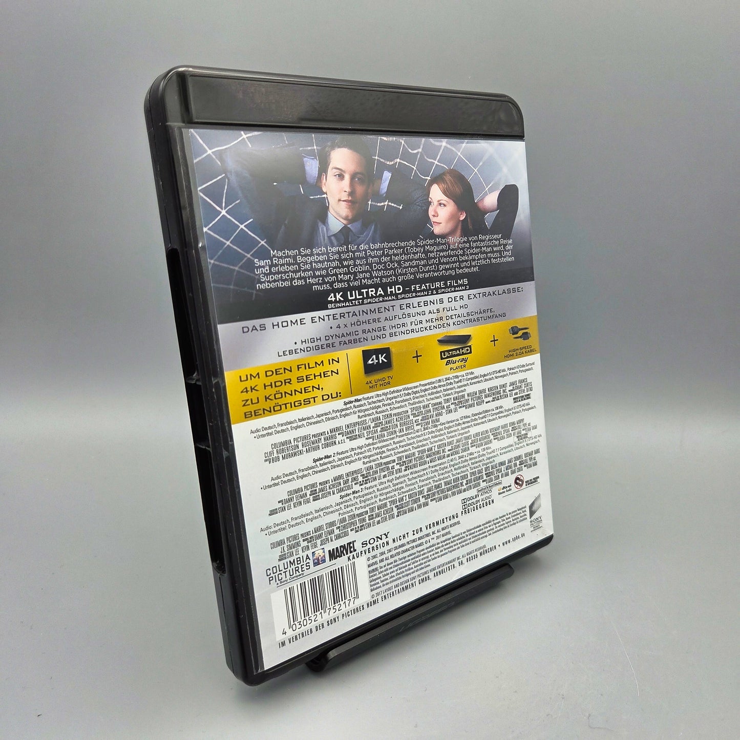 Spider-Man Trilogie Origins Collection 4K Ultra HD Blu-Ray Film