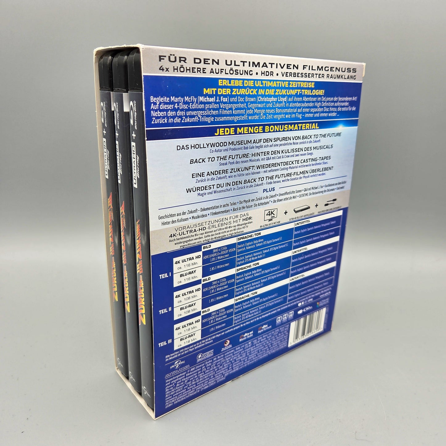 Zurück in die Zukunft - The Ultimate Trilogy 4K Ultra HD Blu-Ray Film