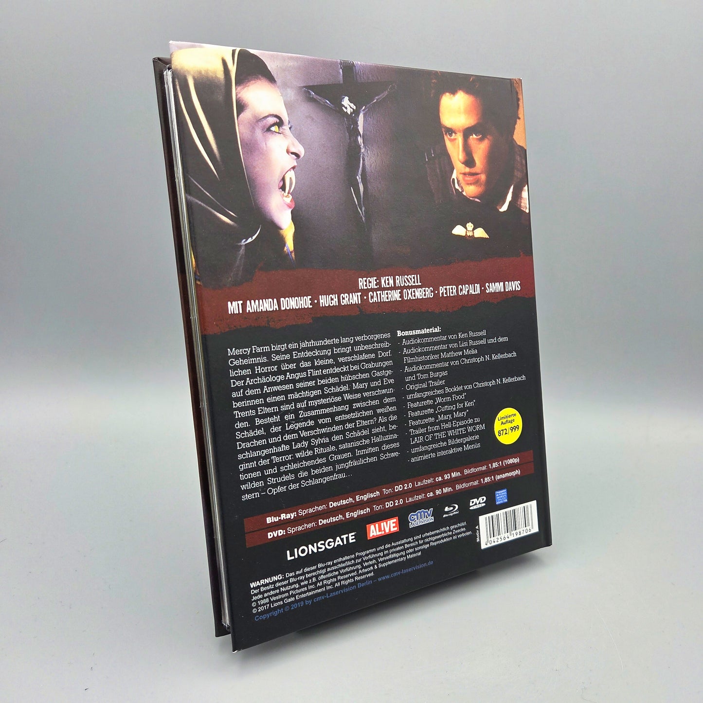Der Biss der Schlangenfrau Mediabook Blu-Ray Film Cover A