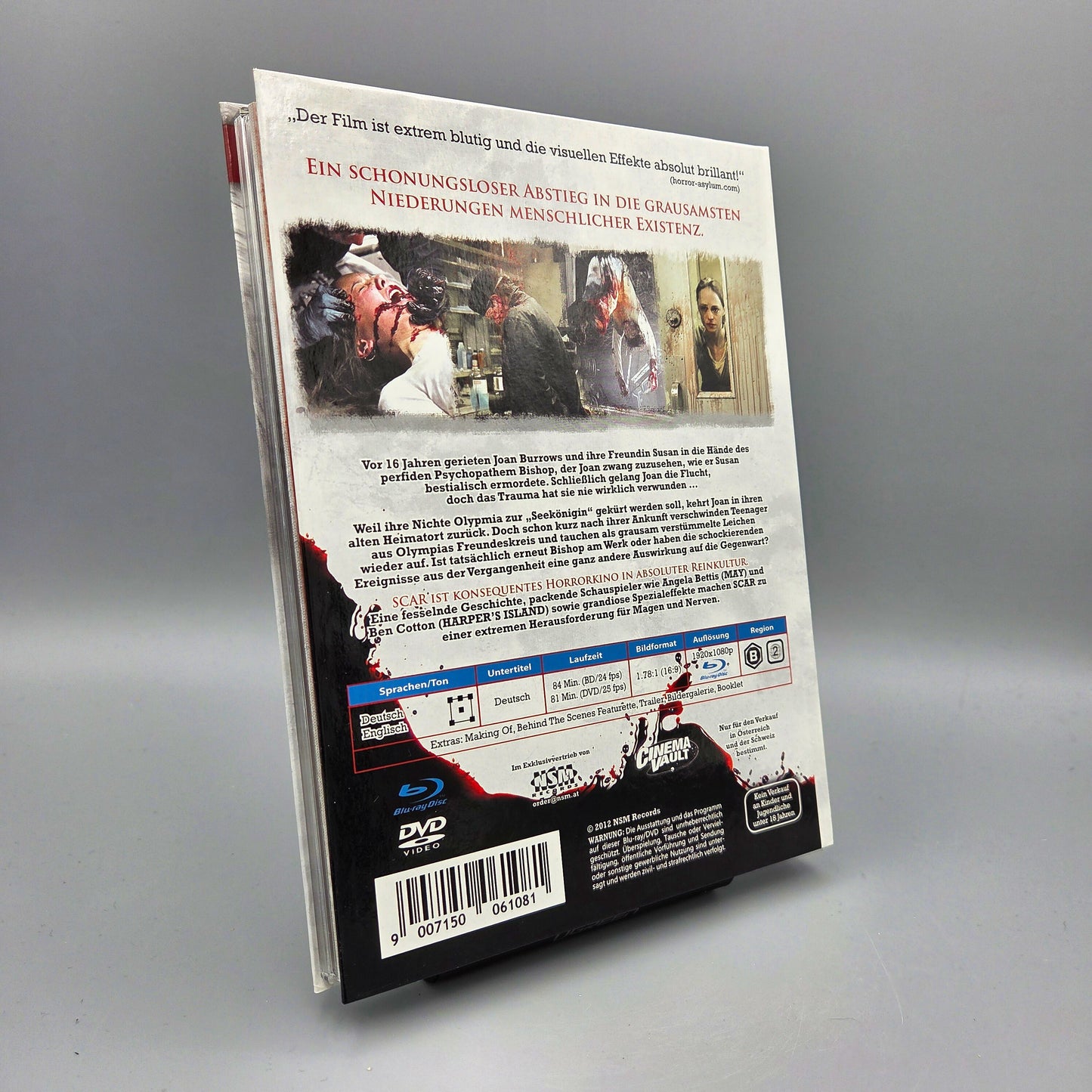 Scar Mediabook Blu-Ray Film Uncut