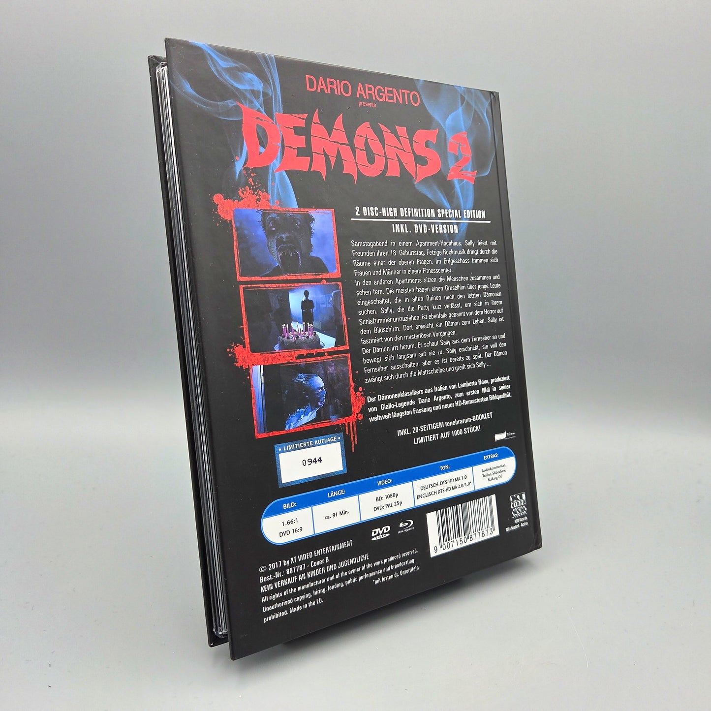 Demons 2 Mediabook Blu-Ray Film Cover B