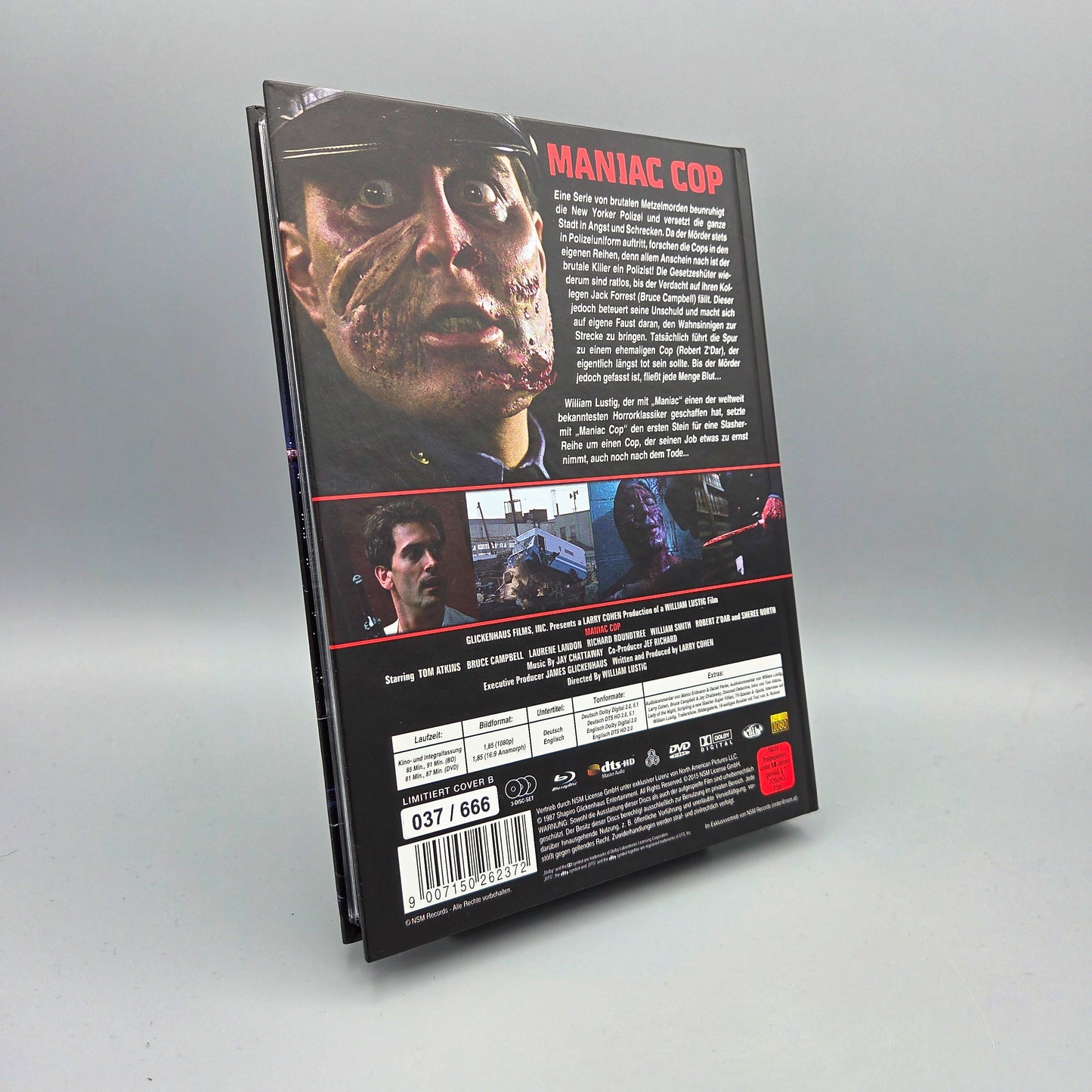 Maniac Cop Mediabook Blu-Ray Film Cover B