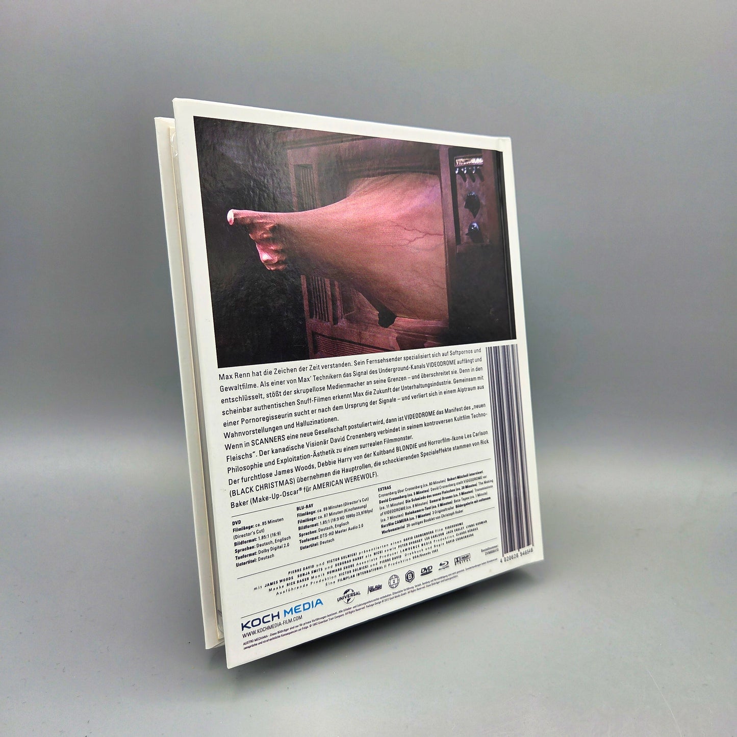 Videodrome Mediabook Blu-Ray Film