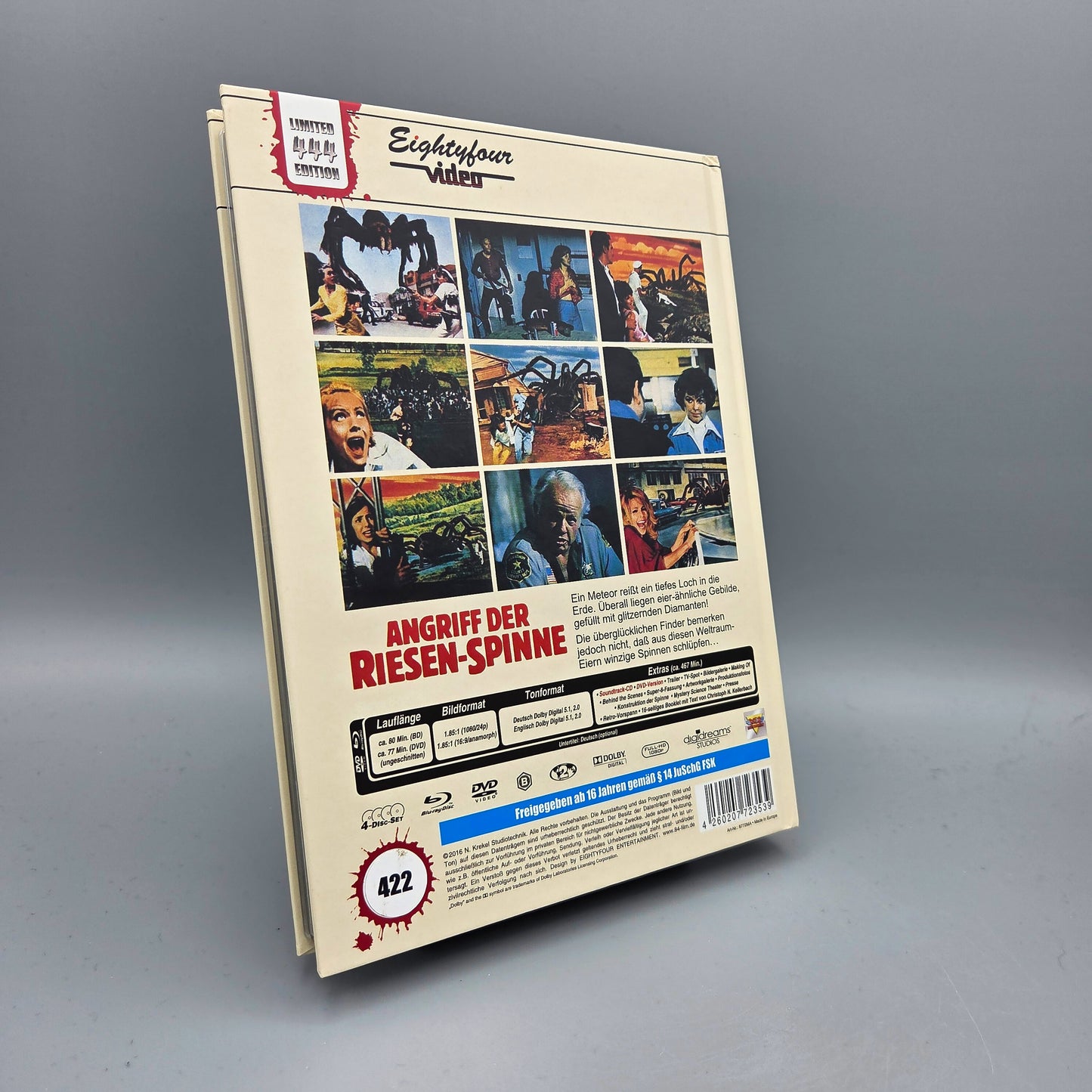 Angriff der Riesenspinne Mediabook Blu-Ray Film