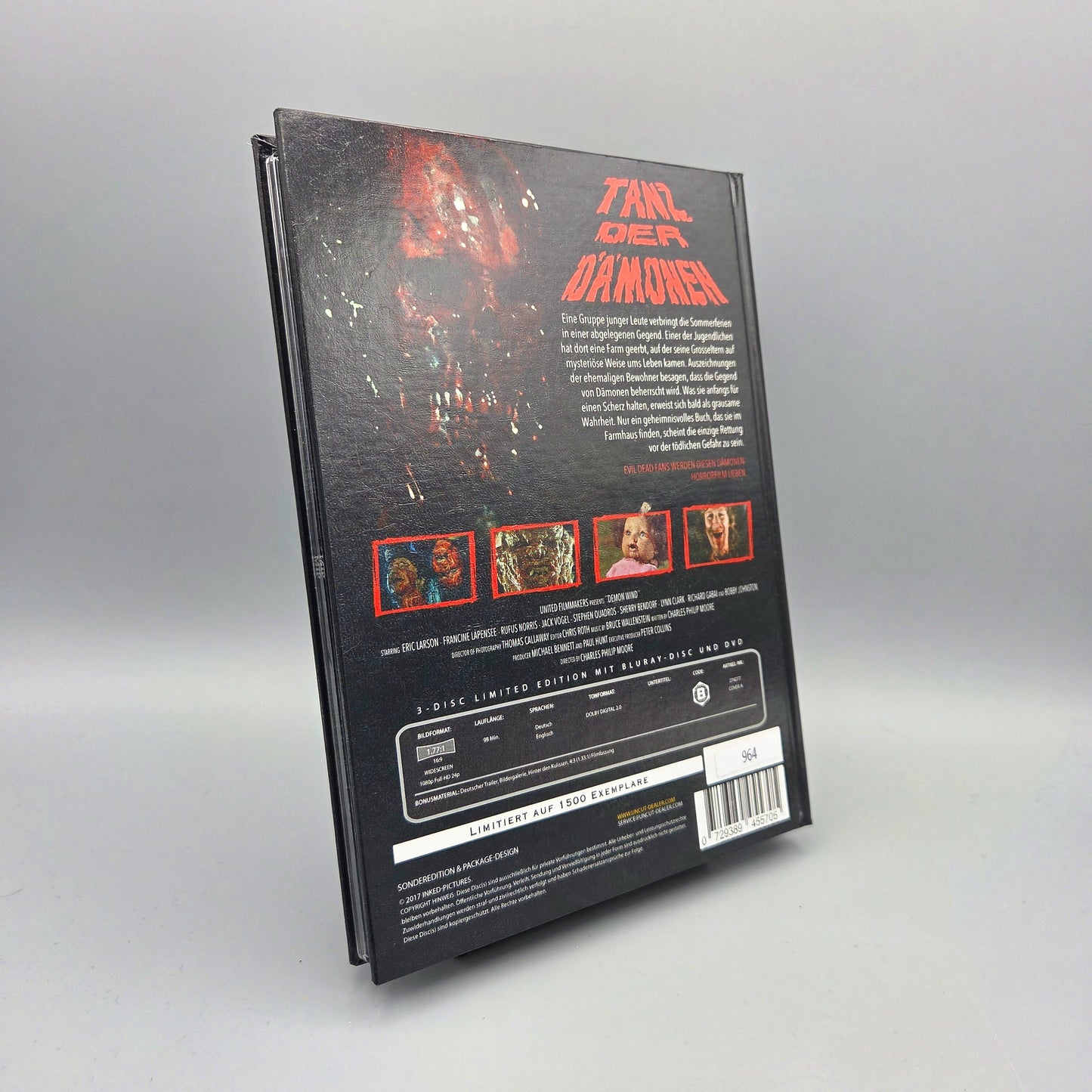 Tanz Der Dämonen - Cover A Mediabook Blu-Ray Film 3-Disc Limited Uncut Edition