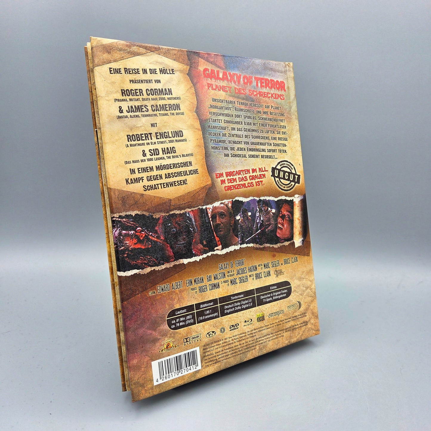 Galaxy of Terror - Planet des Schreckens Mediabook Blu-Ray Film
