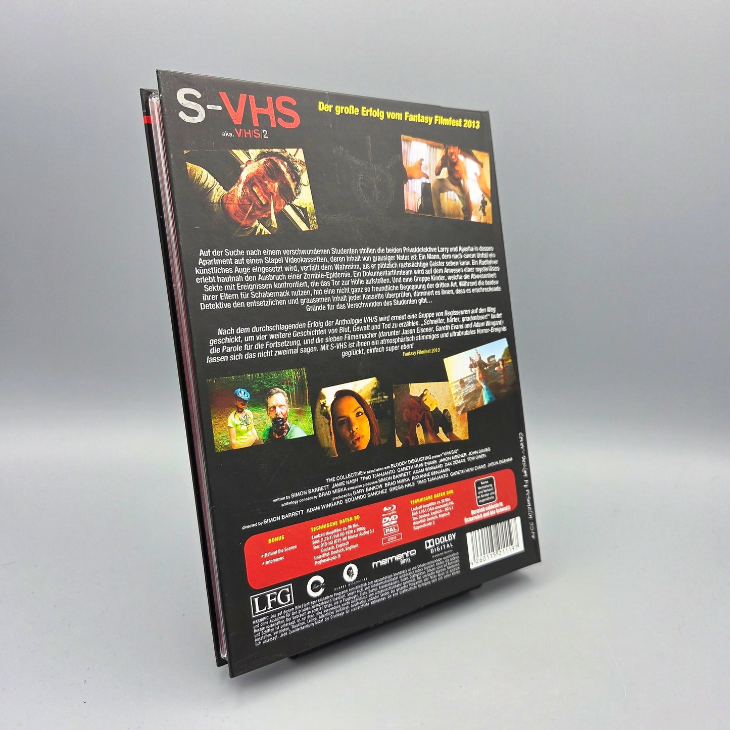 S-VHS - V/H/S 2 Mediabook Blu-Ray Film 2-Disc Limited Collector's Edition