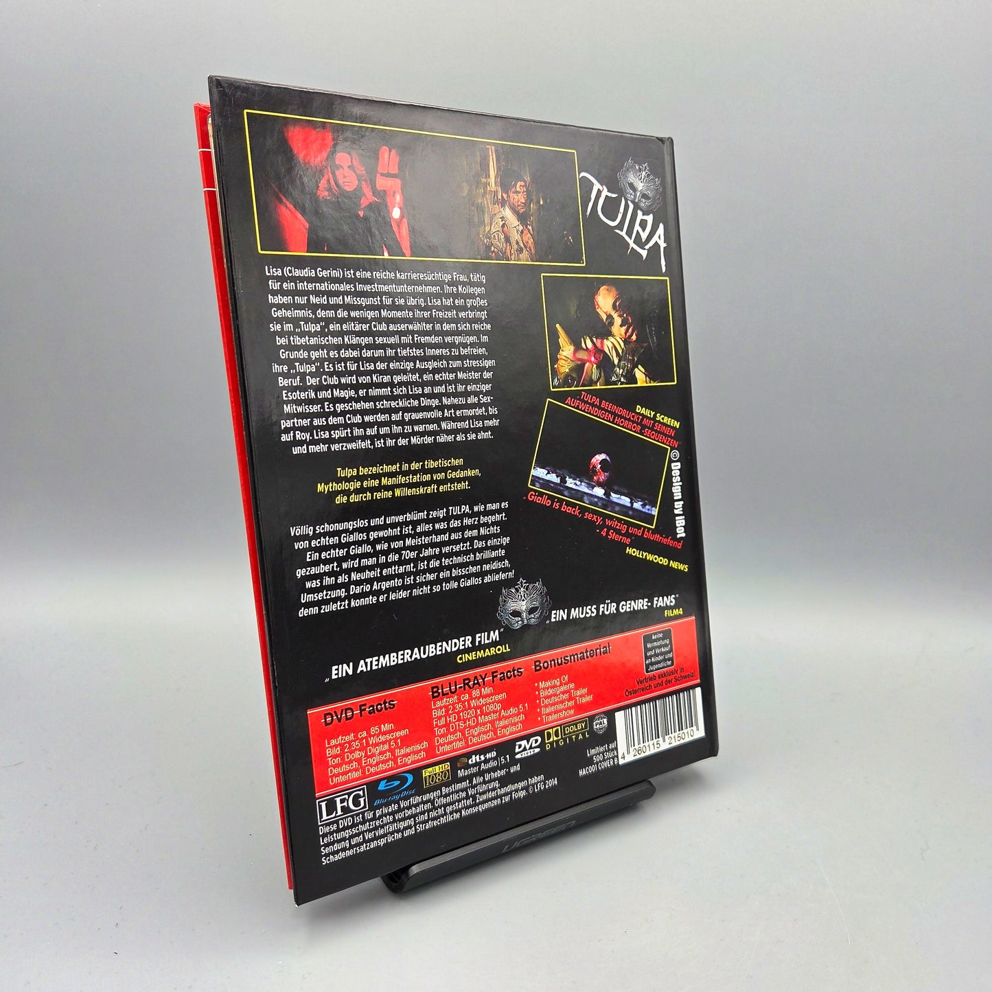 Tulpa - Dämonen der Begierde Mediabook Blu-Ray Film The Hard-Art Collection Cover B
