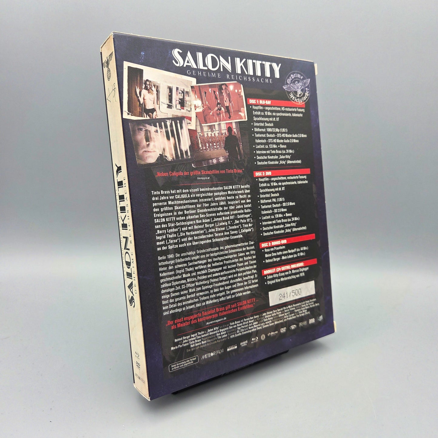 Salon Kitty 3-Disc Limited Collector's Edition Cover C Blu-Ray Film