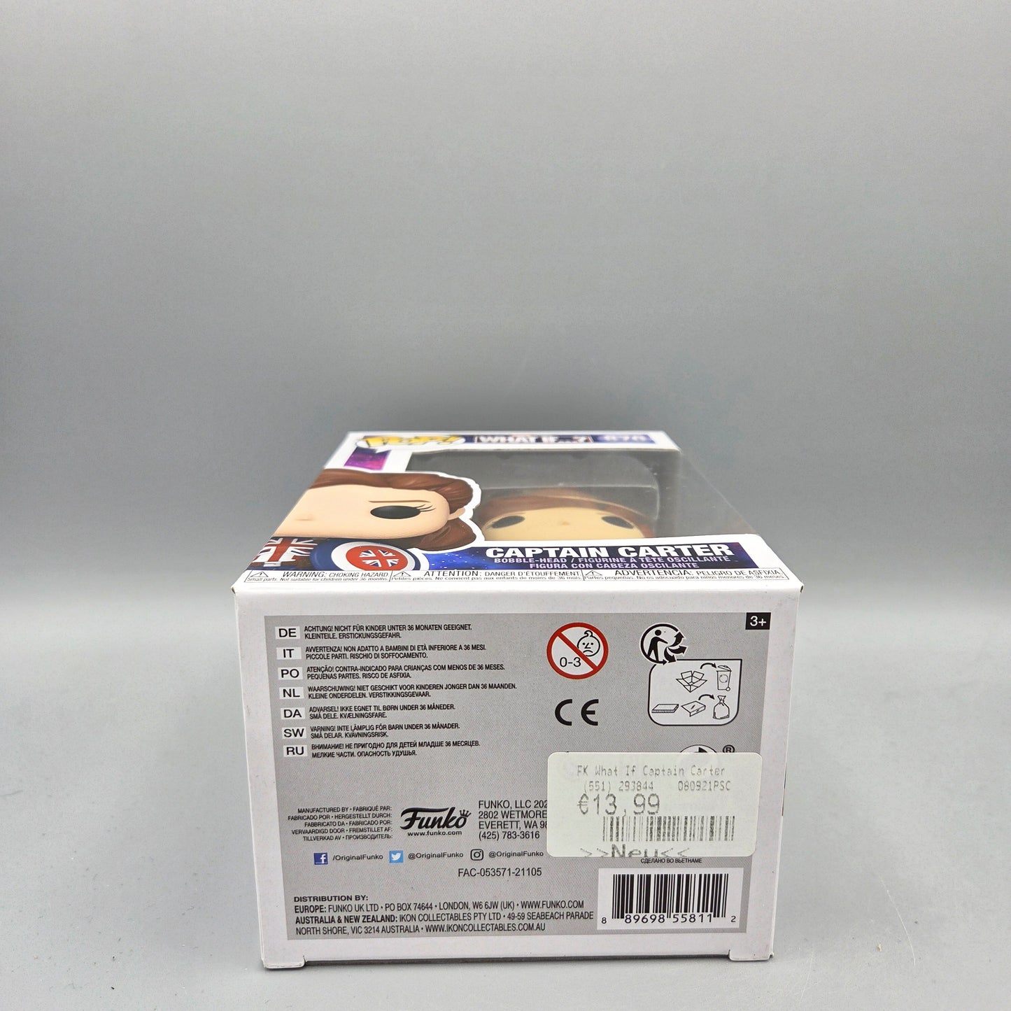 Funko Pop! What if…? #870 Captain Carter Marvel Vinylfigur