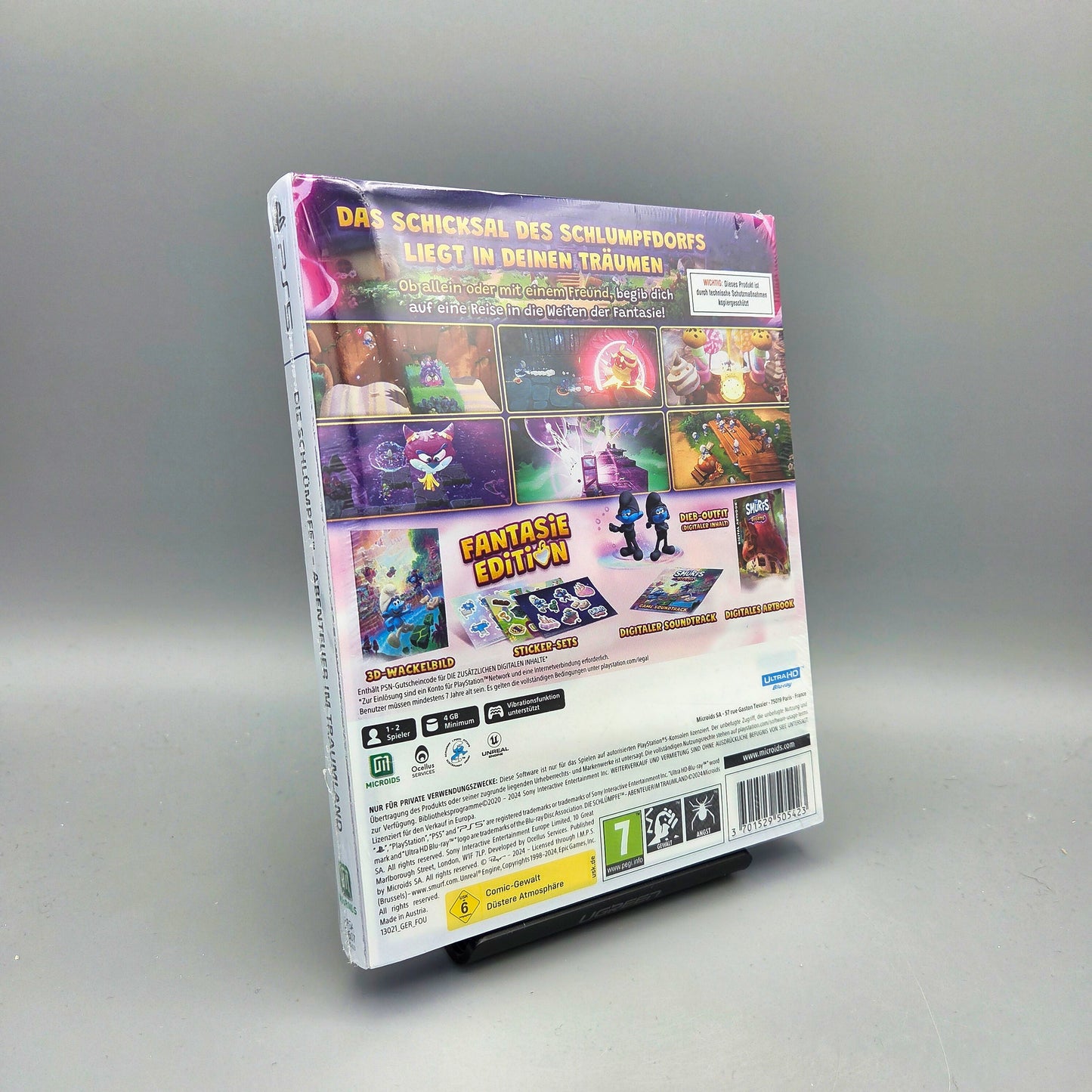 Playstation 5 Spiel: Die Schlümpfe Abenteuer im Traumland Fantasie Edition PS5