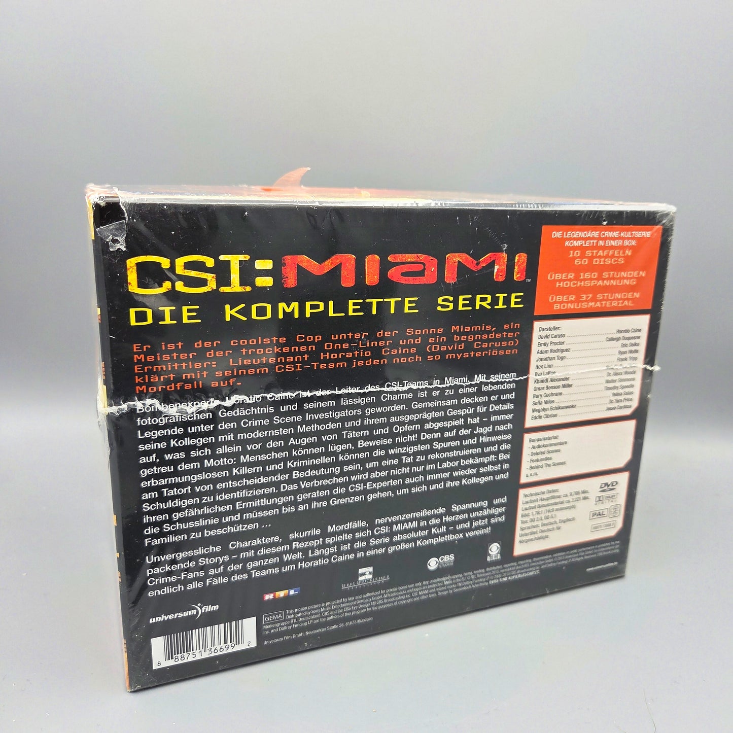 CSI: Miami - Die komplette Serie (10 Staffeln, 60 DVDs) DVD
