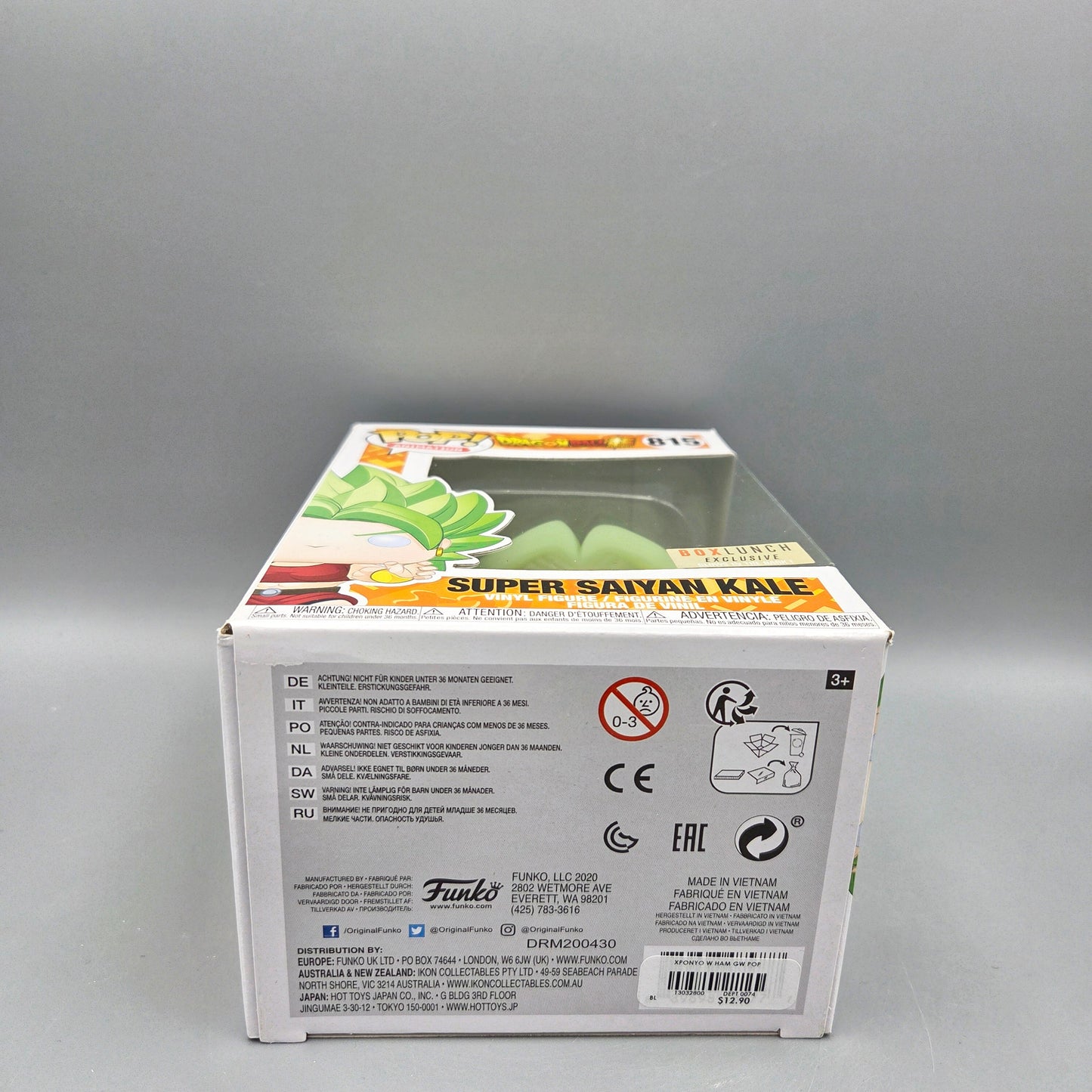 Funko Pop! Dragon Ball Super #815 Super Saiyan Kale Glows in the Dark Animation Vinylfigur