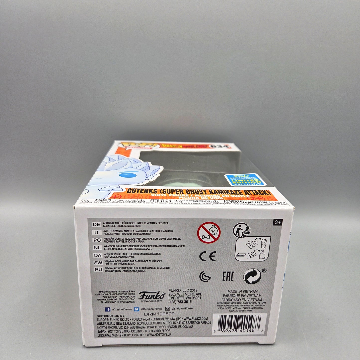 Funko Pop! Dragon Ball Z #634 Gotenks 2019 Summer Convention Animation Vinylfigur