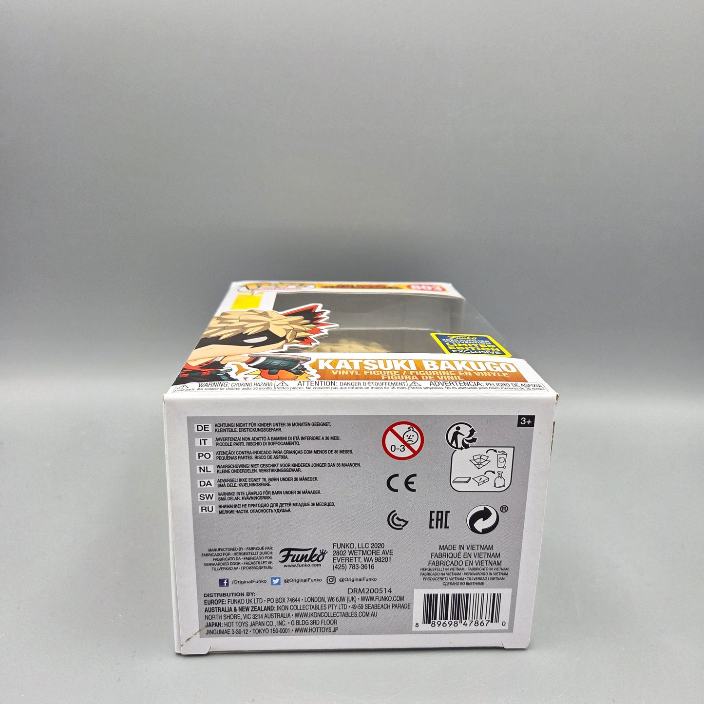 Funko Pop! My Hero Academia #803 Katsuki Bakugo (2020 Summer Convention) Animation