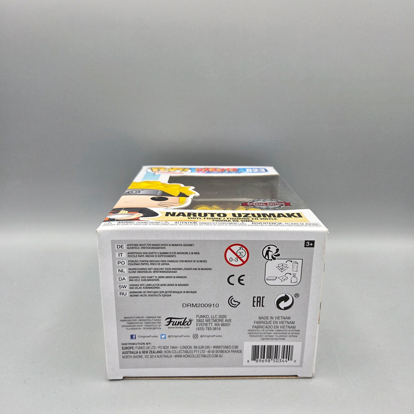 Funko Pop! Naruto Shippuden #823 Naruto Uzumaki (Special Edition) Animation