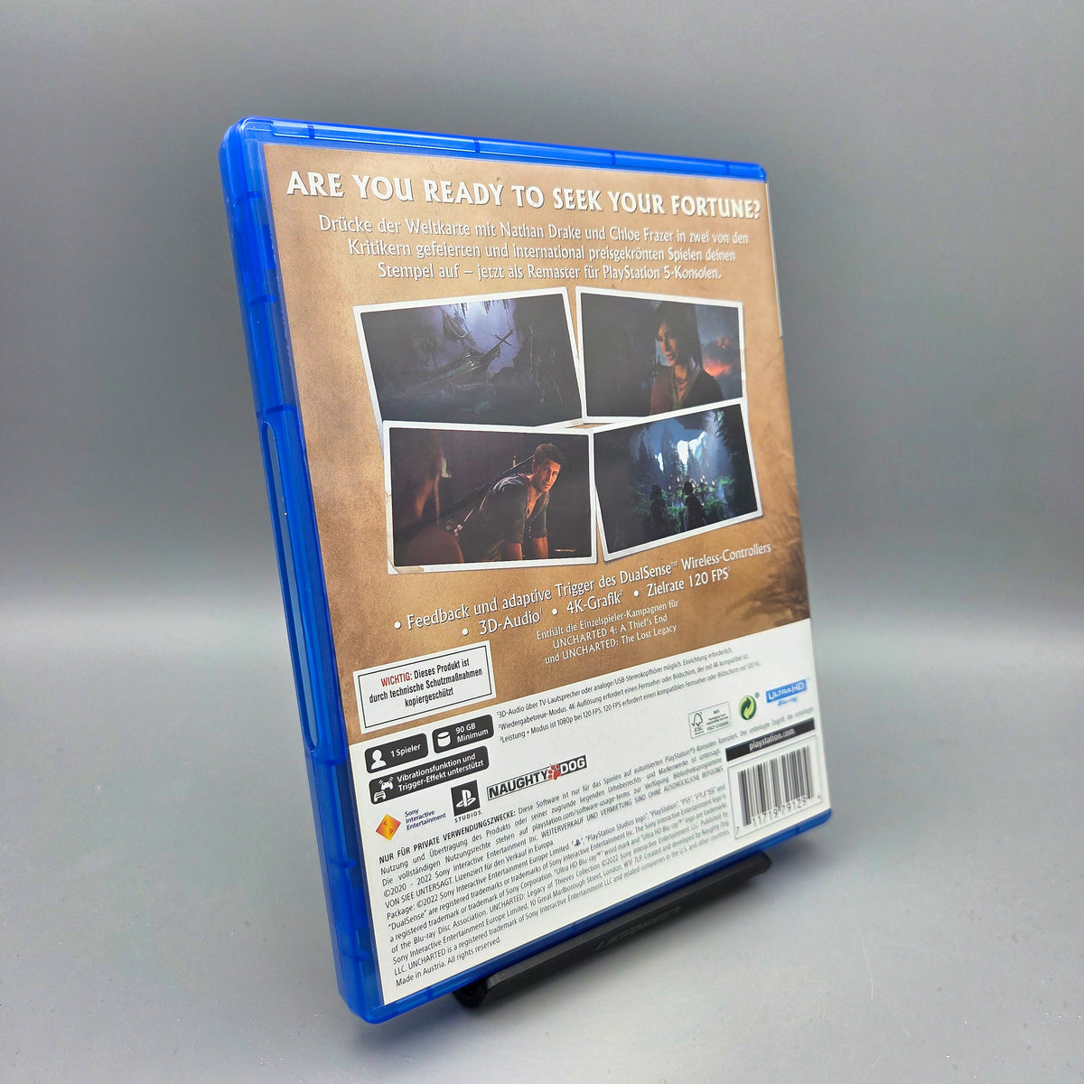 Playstation 5 Spiel: Uncharted Legacy of Thieves Collection PS5 Zustand: Sehr Gut