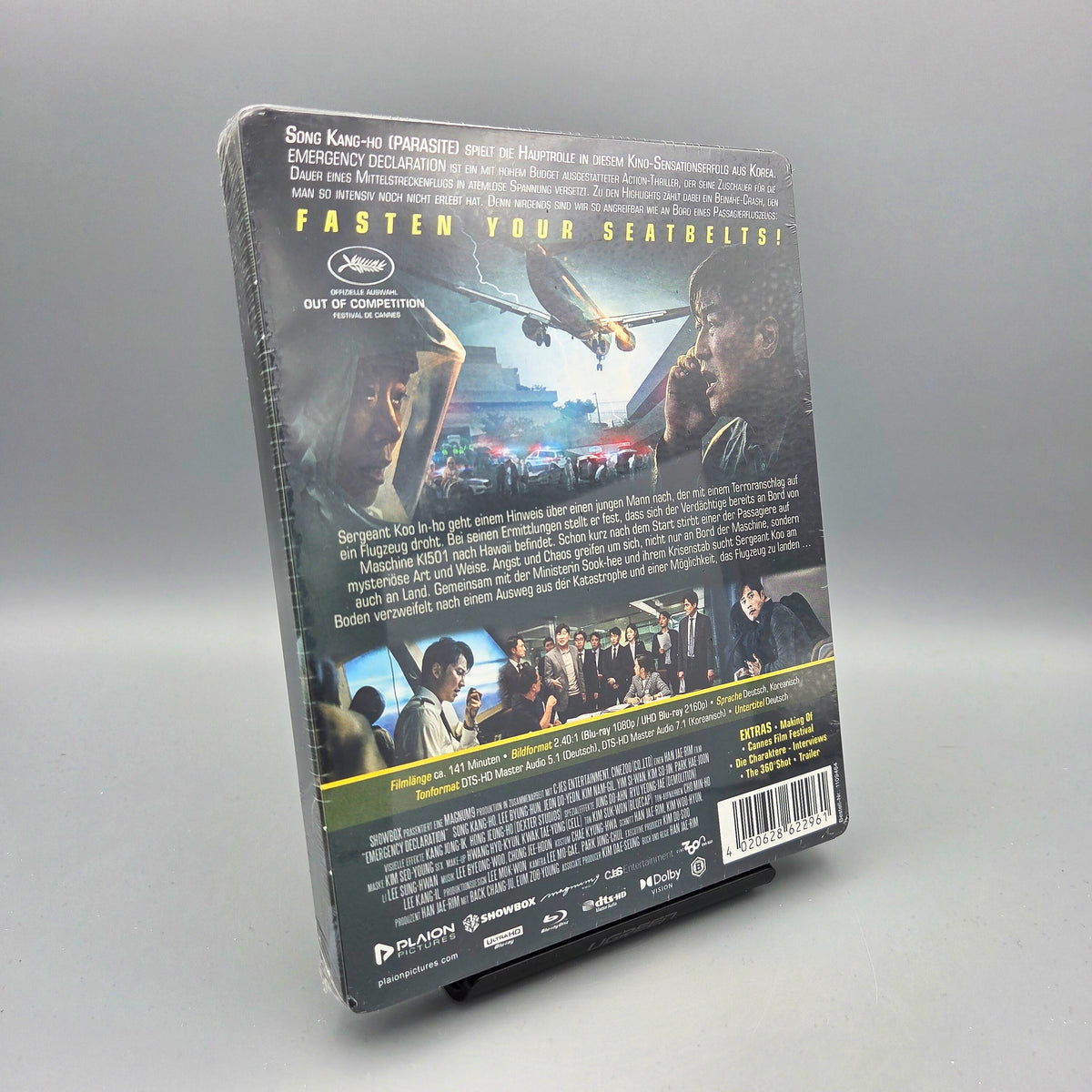 Emergency Declaration - Der Todesflug Steelbook 4K Ultra HD Blu-Ray Film Zustand: Neu
