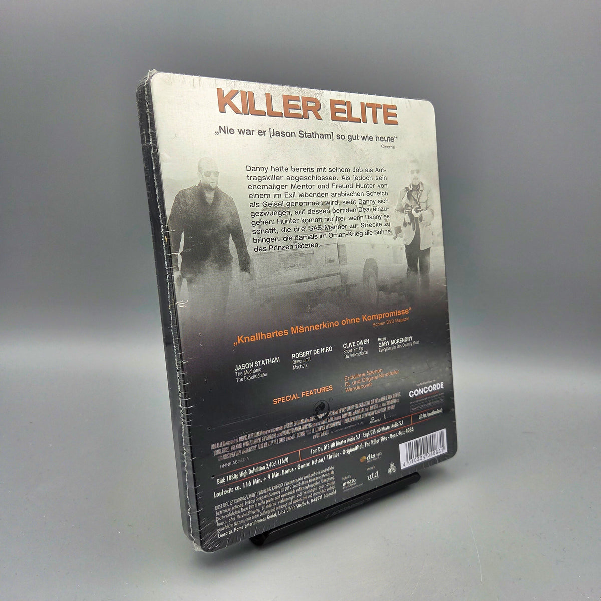 Killer Elite Steelbook Blu-Ray Film mit Robert de Niro Zustand: Neu