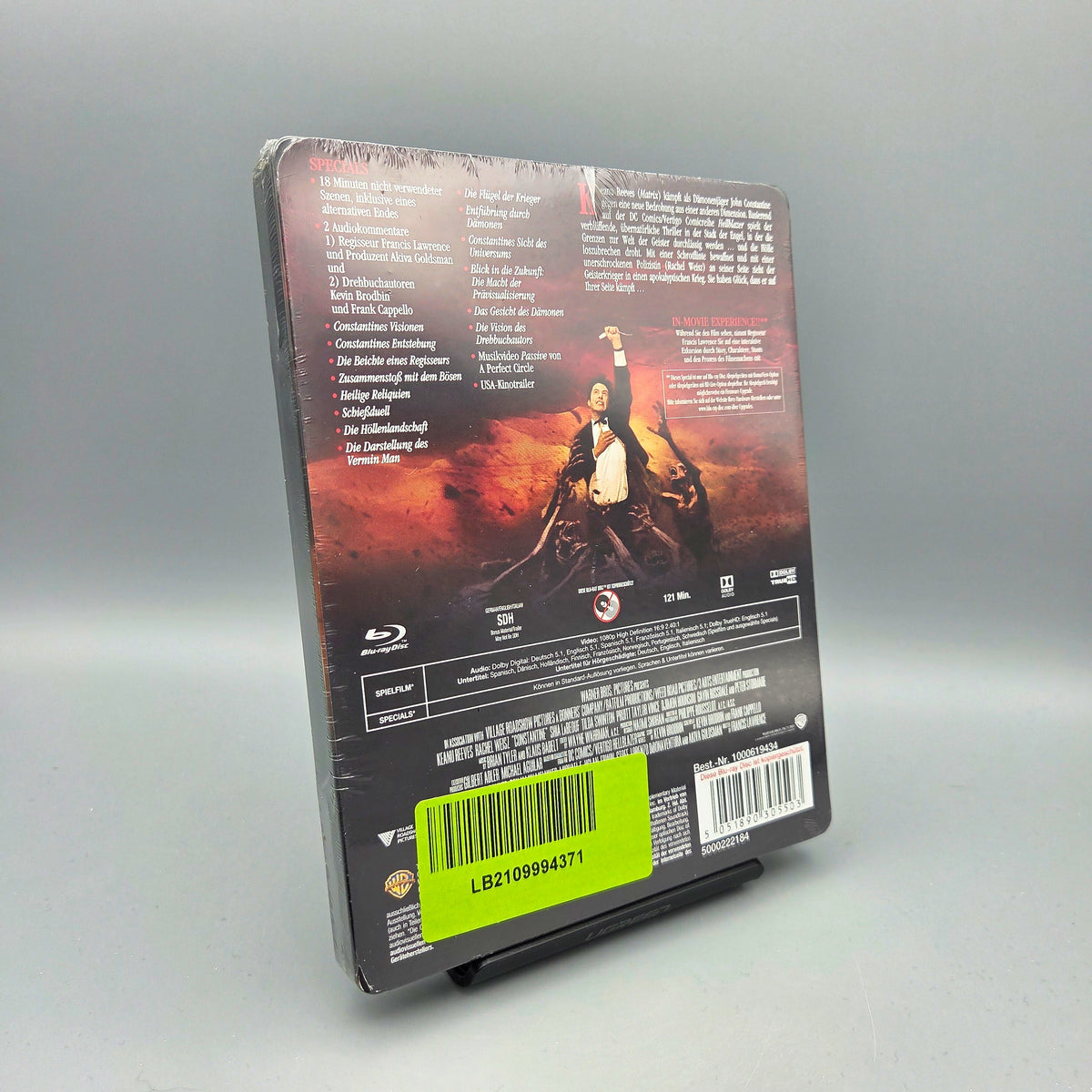 Constantine Steelbook Blu-Ray Film mit Keanu Reeves Zustand: Neu