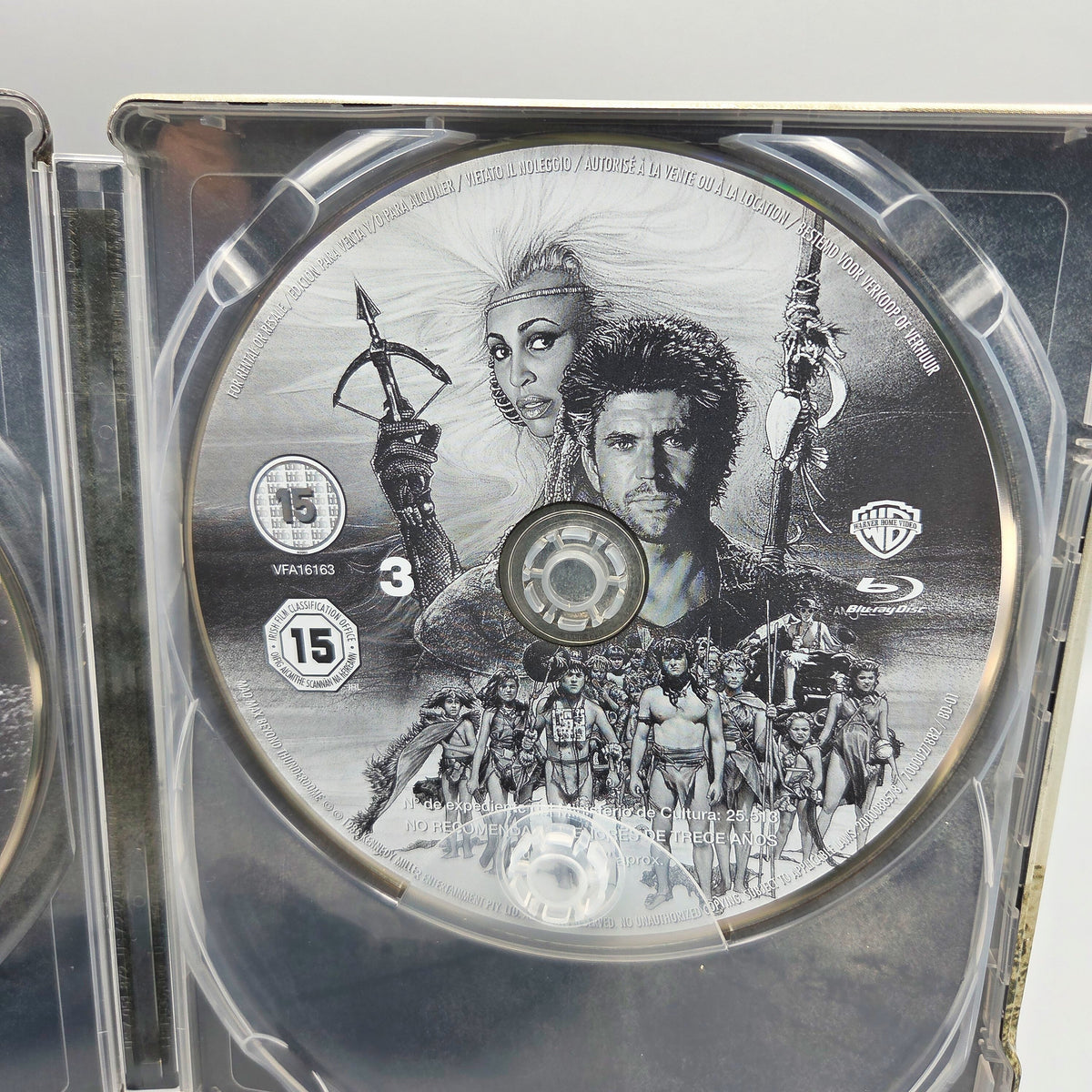 Mad Max Trilogie Steelbook Blu-Ray Film Spanische Ausgabe mit deutschem Ton