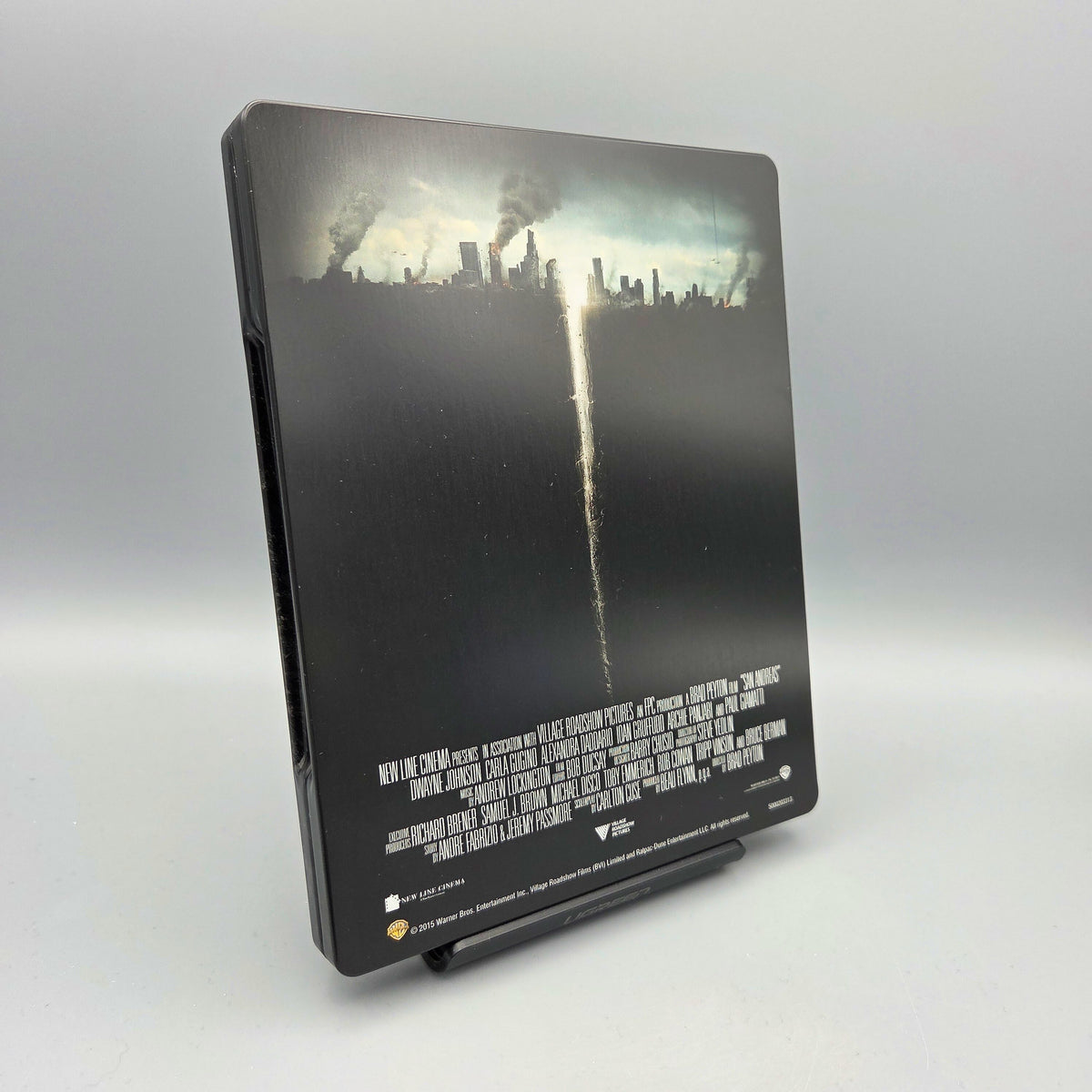San Andreas Steelbook Blu-Ray Film mit Dwayne Johnson Zustand: Gut