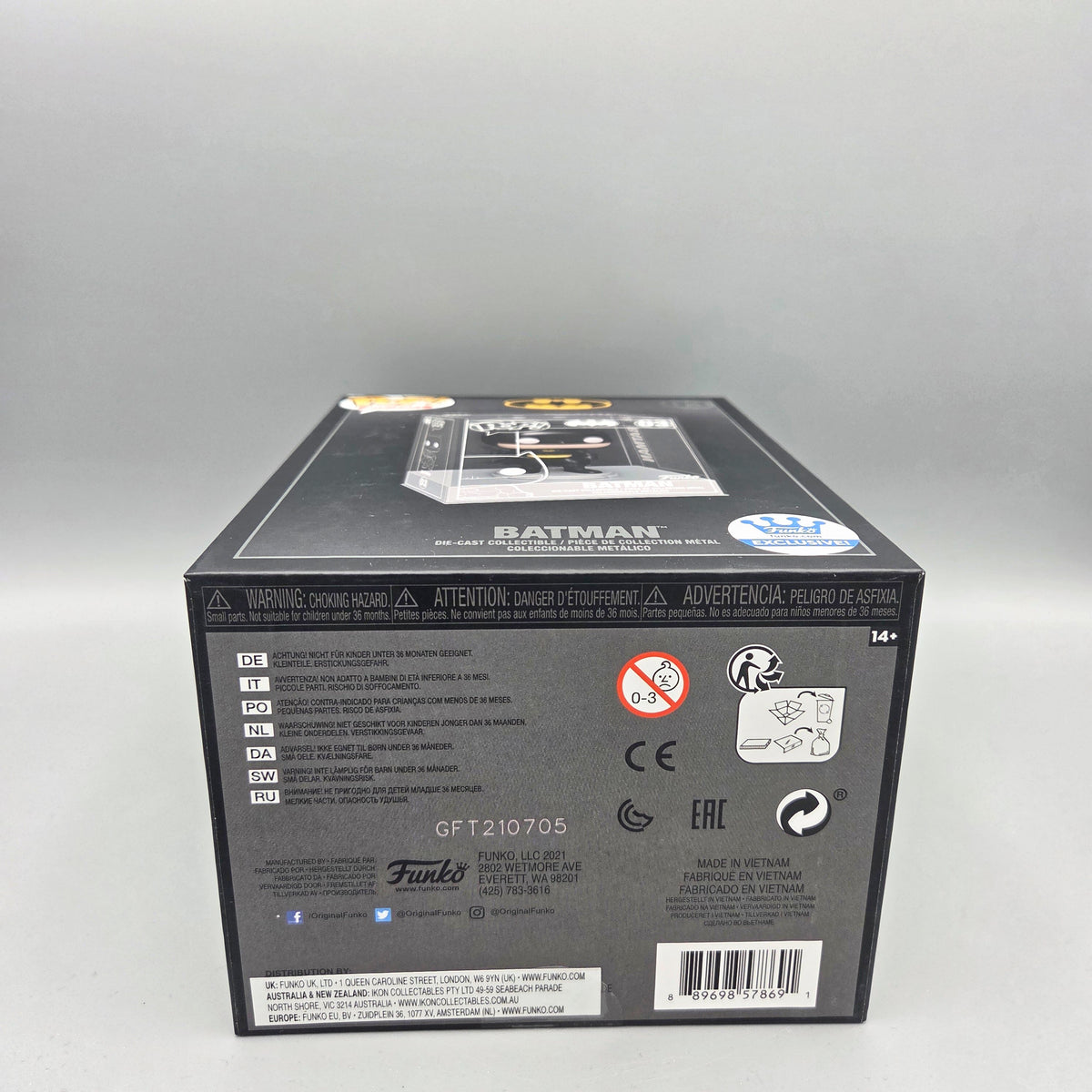 Funko Pop! #03 Batman Exclusive Die-Cast Vinylfigur