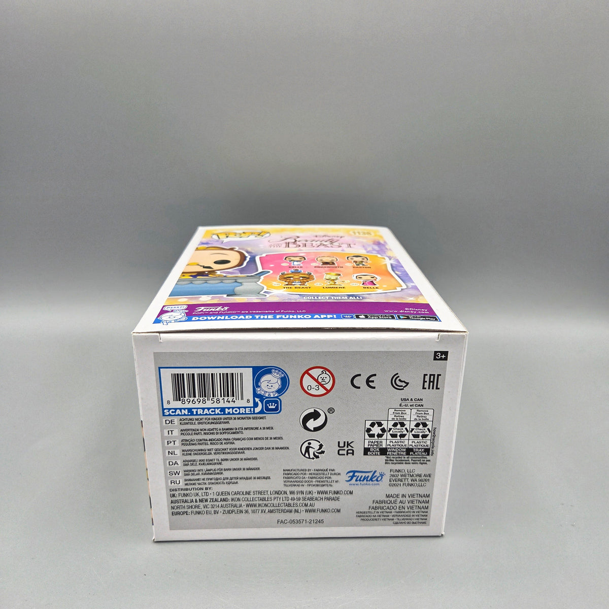 Funko Pop! Die Schöne und das Biest #1138 Cogsworth Exclusive Disney Vinylfigur