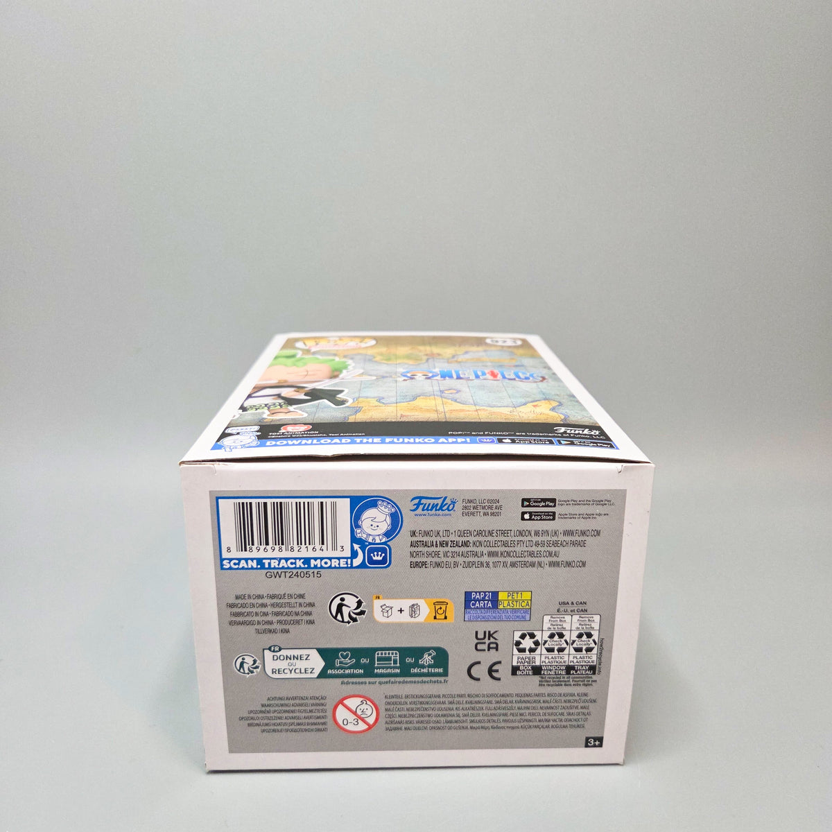 Funko Pop! One Piece #923 Roronoa Zoro Special Edition Animation Glows in the Dark